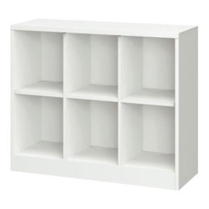 12人用 6列2段 シューズボックス オープンタイプ スチール ホワイト