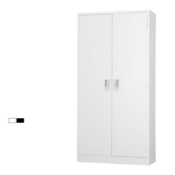 ホワイトグレー10/7入荷 スチール書庫 TSシリーズ 両開き書庫 鍵付 幅880 奥行380 高さ...