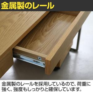 デスク おしゃれ パソコンデスク 収納 幅12...の詳細画像5