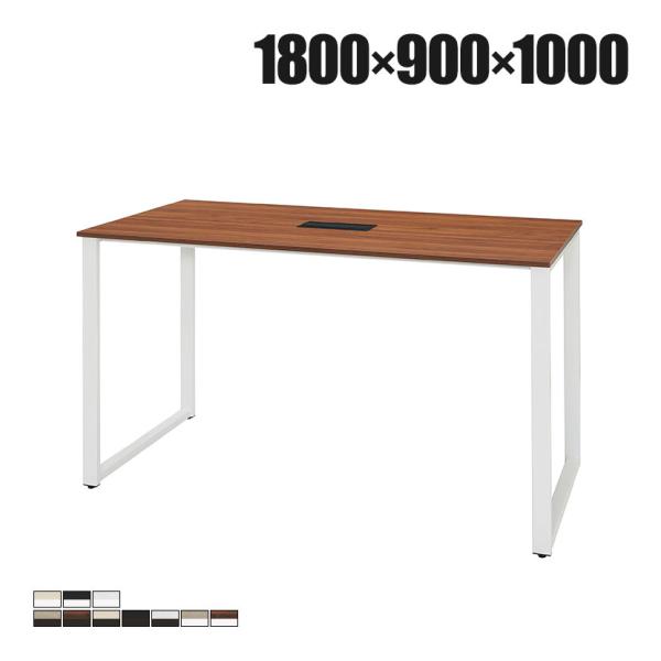 ABW ハイテーブル スタンディングテーブル 選べる天板×選べるスチール脚 コードホール付き 開放的...