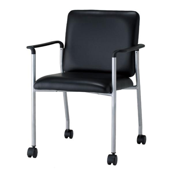 会議用チェア ミーティングチェア 肘付き キャスター付き 会議椅子 ミーティングチェア/IK-BAS...