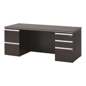 イトーキ（ITOKI） 役員家具 X11シリーズ 両袖机 鍵付き 引き出し