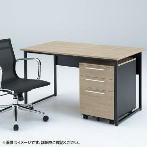 サイドデスク 補助/メインデスク ホワイト/ブ...の詳細画像4
