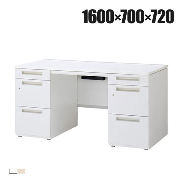 イナバ DUENA デュエナK ケースウェイカバー オフィスデスク スチール製 事務机 両袖机 セン...