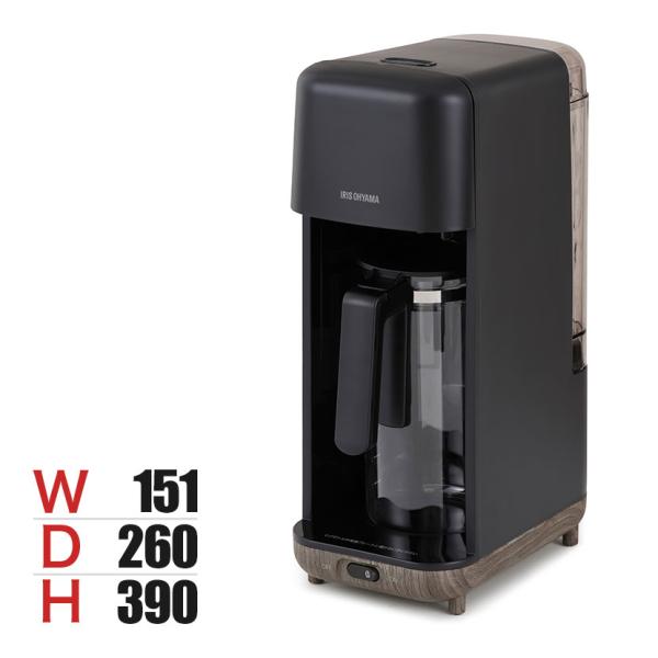 ドリップ式コーヒーメーカー CMS-0800-B ドリップ式 容量720ml マグボトル設置可能 メ...
