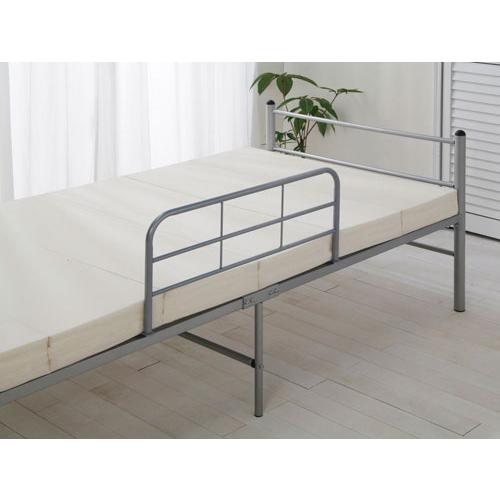 次回入荷未定 ベッドガード 幅740×奥行490×高さ330mm IR-BDG-74 シルバー 52...