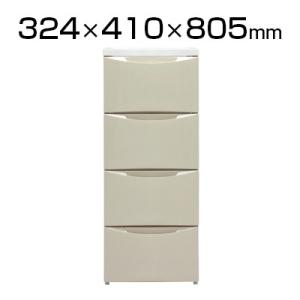 アイリスオーヤマ スリムチェスト 4段 COD-324 幅324×奥行410×高さ805mm