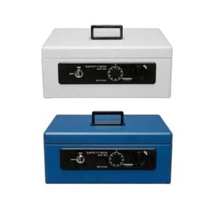 手提げ金庫 ダブルロック (シリンダー錠+ダイヤル錠) B5サイズ IR-SBX-B5