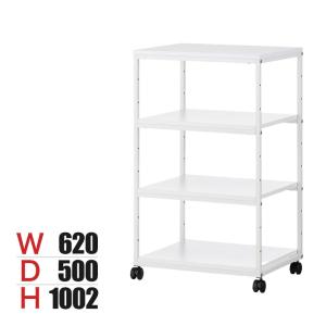 プリンターワゴン スチール 3段 キャスター付き 耐荷重100kg HS-YS-76