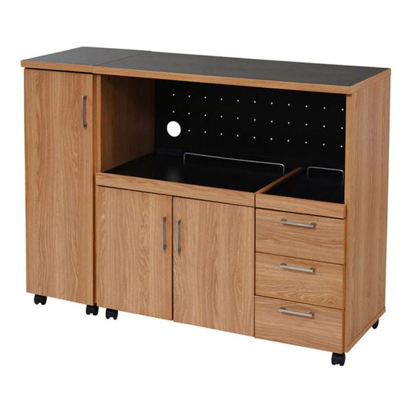 Keittio 北欧キッチンシリーズ キッチンカウンター キッチンボード レンジ収納 レンジ台 サイ...