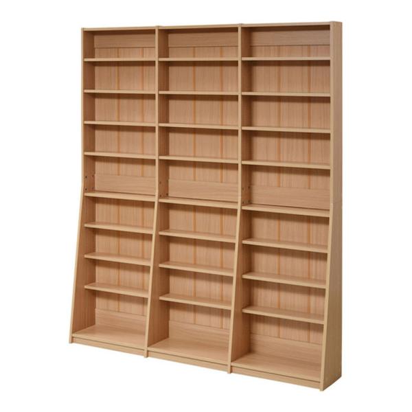 10mm ピッチ 文庫本収納ラック 幅１５００×奥行２４０×高さ１８００ｍｍ スキマ薄型ラック スリ...