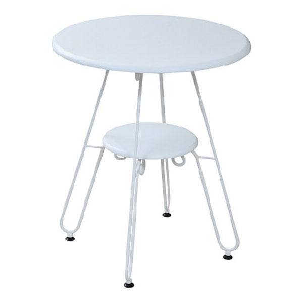 ヨーロッパ風 ロートアイアン 家具 カフェテーブル おしゃれ 丸 テーブル 幅60cm 高さ70cm...