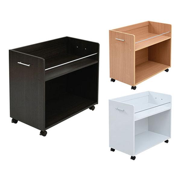 クローゼットラック 本棚 取っ手付き キャスター付き 2個セット 収納 ラック ワゴン クローゼット...