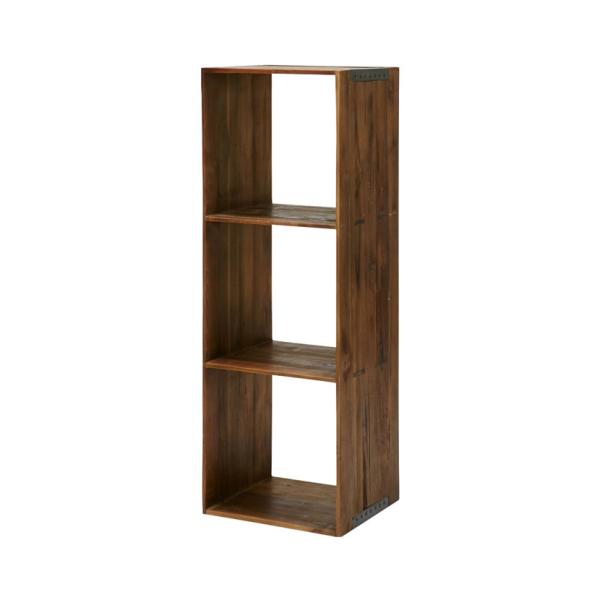 オープンシェルフ オープンラック おしゃれ 木目 幅350×奥行320×高さ1030mm TROY ...