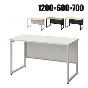 GT-1260 | GTシリーズ ワークテーブル オフィスデスク 平机 事務机 配線穴付き 幕板付き...