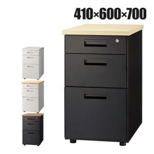 ナチュラル×ブラック3月下旬入荷 GT-463WTR | GTシリーズ 脇机 3段 オールロック 鍵...