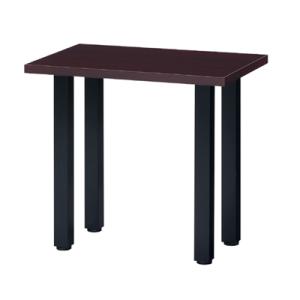 応接サイドテーブル 幅600×奥行400×高さ550mm ダークブラウン /PL-PT-0640SI