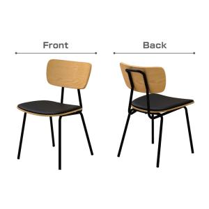 2脚セット ミーティングチェア 座パッド仕様 ...の詳細画像1