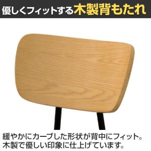 2脚セット ミーティングチェア 座パッド仕様 ...の詳細画像4