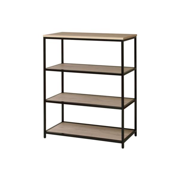 SOCIA シェルフ 収納棚 ホワイトフレーム 4段 日本製 抗菌・抗ウイルス天板採用 SIAA準拠...