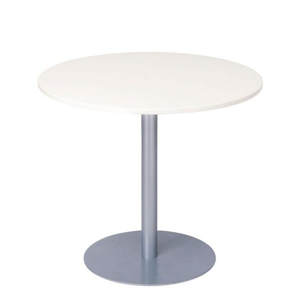 カフェテーブル 丸テーブル 白 おしゃれ 店舗 業務用 多目的テーブル ラウンドタイプ 直径800×...