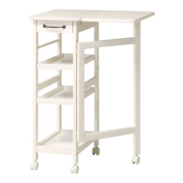 ミニヨンシリーズ ミニヨンバタフライワゴン 天然木 折り畳み天板 カントリー&amp;アンティーク シンプル...