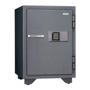 日本アイ・エス・ケイ 金庫 指紋認証 耐火金庫 内容量：50L 重量