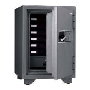 日本アイ・エス・ケイ 金庫 指紋認証 耐火金庫 内容量：50L 重量：90kg