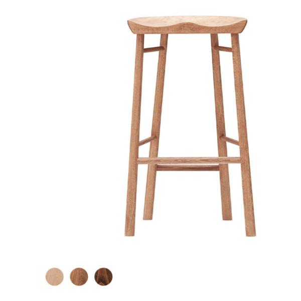 Coccole シリーズ カウンターチェア ビーチ無垢材 C224BS スタンド