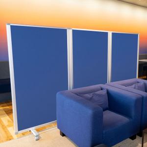 3連スクリーン ワイド キャスター付き 折りた...の詳細画像3