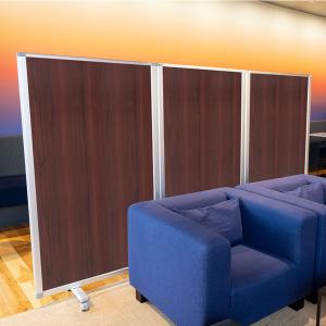 3連スクリーン ワイド キャスター付き 折りた...の詳細画像4