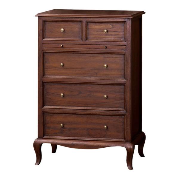 ウェール 4段チェスト 収納家具 天然木 幅610×奥行400×高さ905mm