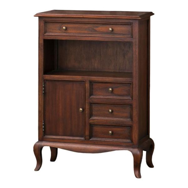 ウェール ファックス台 電話台 チェスト 天然木 幅610×奥行305×高さ860mm