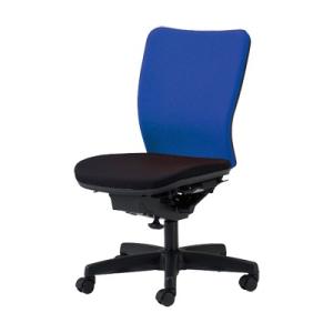 国産 オフィスチェア 事務椅子 シンクロロッキングチェア マット交換可 (受注生産) ブルー レッド...