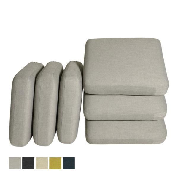 ラウンジソファ 3人掛け用交換カバー 背・座セット 模様替え ポリエステル100% (カバー単体)