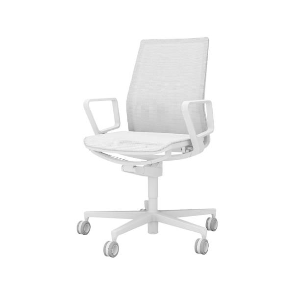オフィスチェア コクヨ チェア ファブレ FABRE メッシュ ホワイトシェルホワイト ホワイト脚 ...