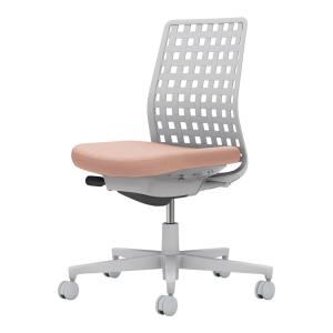 コクヨ 事務用回転イス 肘なし CR-1Z グレー キャスター付き 回転