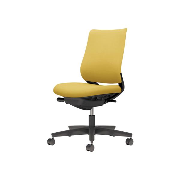 オフィスチェア コクヨ チェア ミトラ2 ブラック脚 スタンダードバック 肘無し ランバーサポートな...