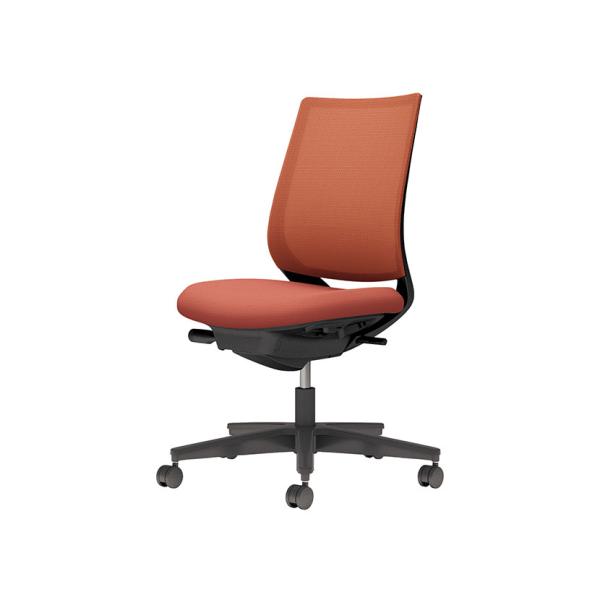 オフィスチェア コクヨ チェア ミトラ2 ブラック脚 スタンダードバック 肘無し ランバーサポートな...