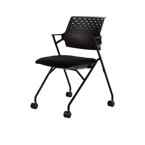 アイリスチトセ 4脚セット ミーティングチェア スタッキングチェア 座