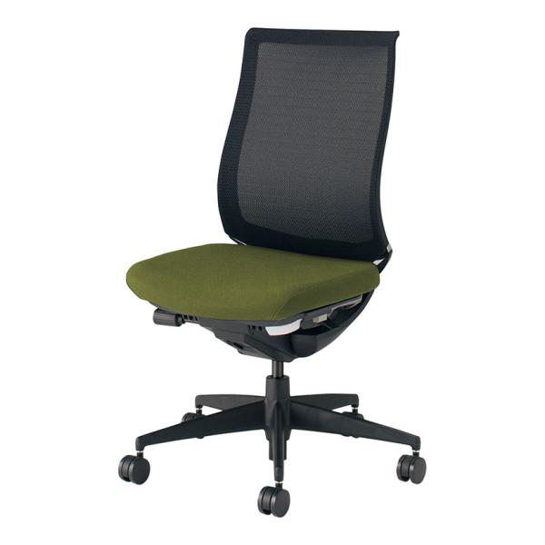 ベゼル Bezel オフィスチェア モデレートタイプ ランバーサポートなし 肘なし 背座別色 樹脂脚...