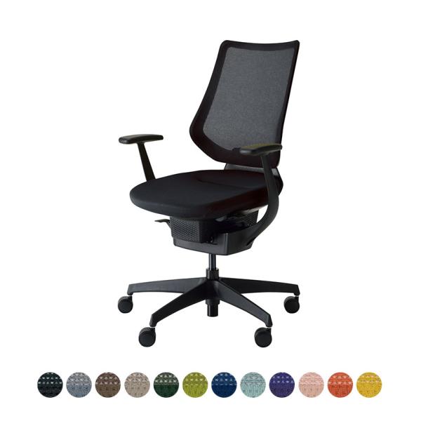 オフィスチェア コクヨ チェア ワークチェア イング ing メッシュ バーチカル ブラックシェル ...