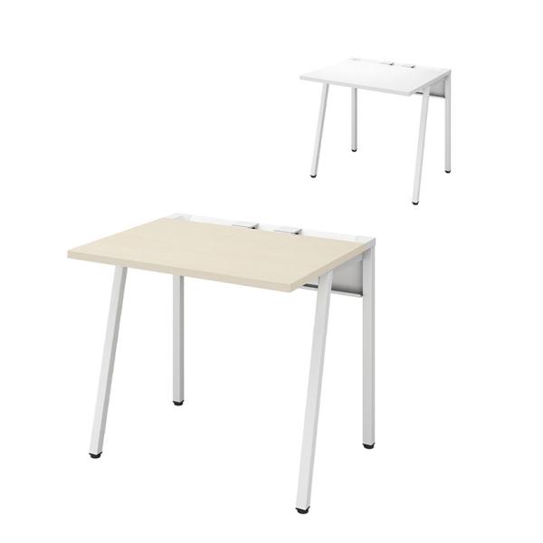 コクヨ リーン LEAN 平机 本体色ホワイト 幅800×奥行700×高さ720mm パソコンデスク...