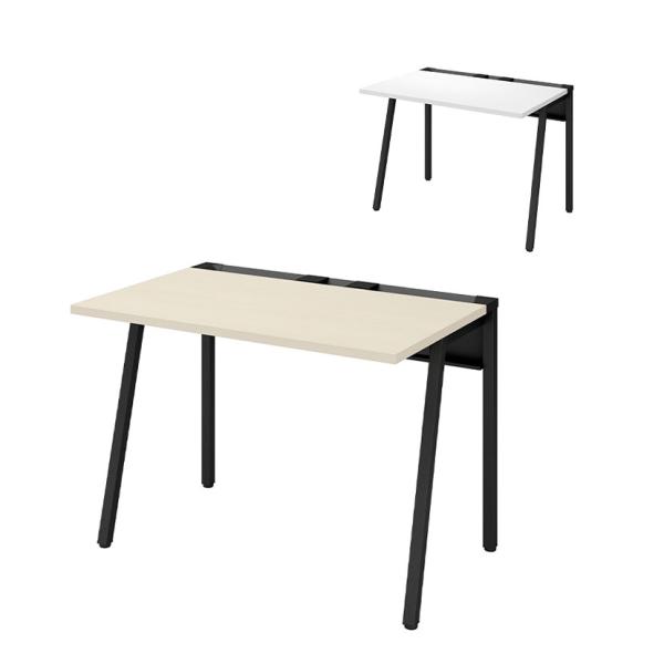 コクヨ リーン LEAN 平机 本体色ブラック 幅1000×奥行700×高さ720mm パソコンデス...