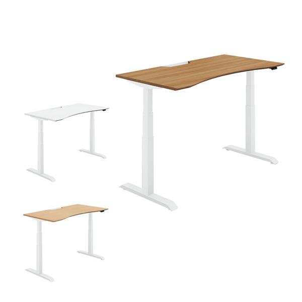 コクヨ シークエンス SEQUENCE 電動昇降 ウイングテーブル フルスペックレバー 舟底エッジ ...