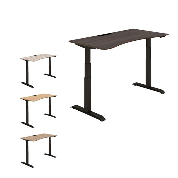 コクヨ シークエンス SEQUENCE 電動昇降 ウイングテーブル ボタン 舟底エッジ ハイグレード...