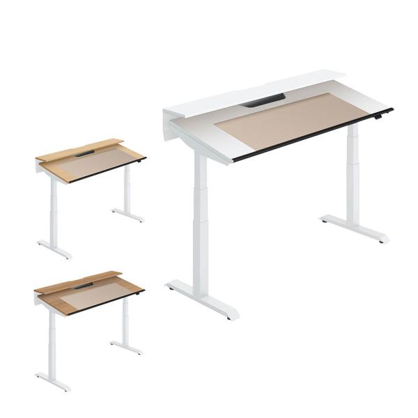 コクヨ シークエンスチルト SEQUENCE-TITLT 電動昇降 チルトテーブル フルスペックレバ...