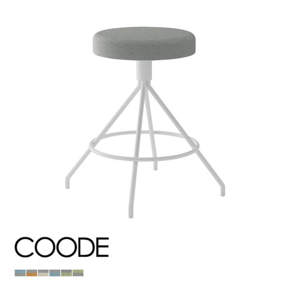 コクヨ コーデ COODE ラウンジチェア 固定脚 ミドルハイタイプ 座回転 肘なし ホワイト塗装脚...