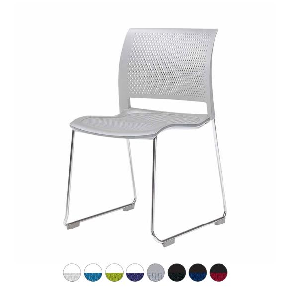 コクヨ Spline スプライン ミーティングチェア 会議用椅子 サークル脚タイプ 座メッシュタイプ...