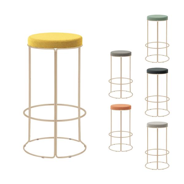 コクヨ CK-750 スツール 丸椅子 カウンターチェア ハイチェア ハイタイプ ベージュ塗装脚 直...